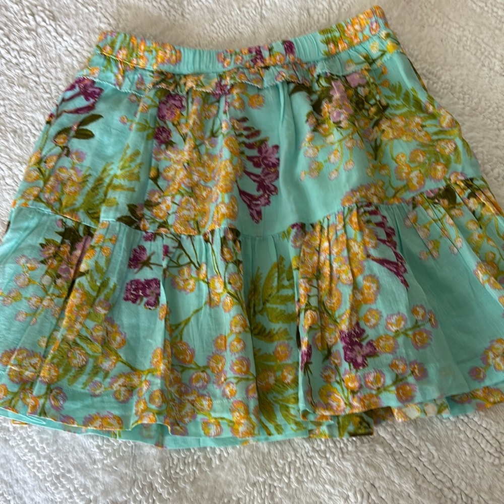 Girl’s Vineyard Vines Tiered Ruffle Skirt, M (10-12)